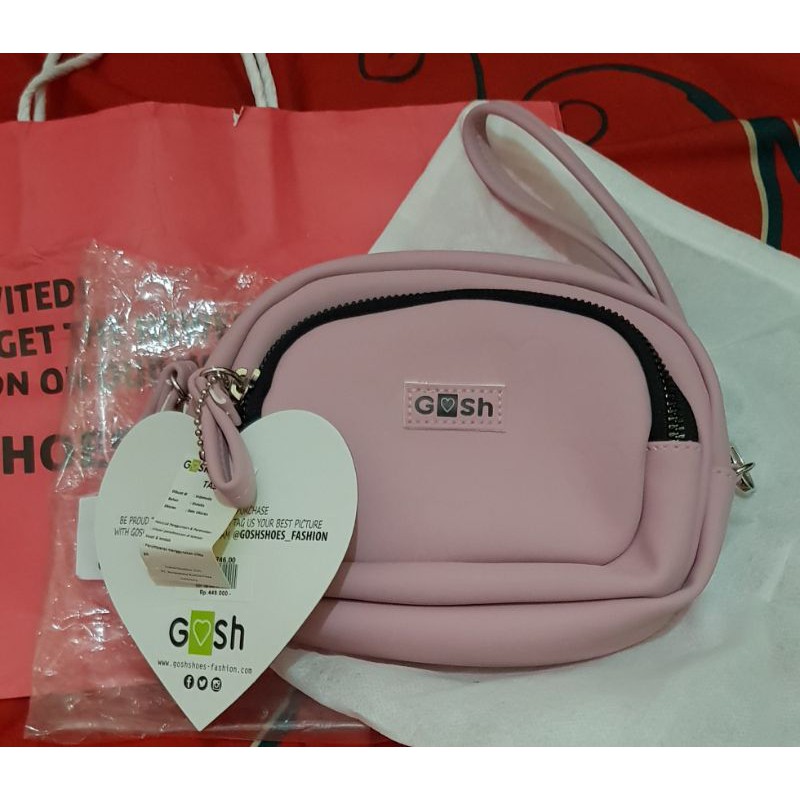 Tas Sling Bag Gosh soft pink art 746