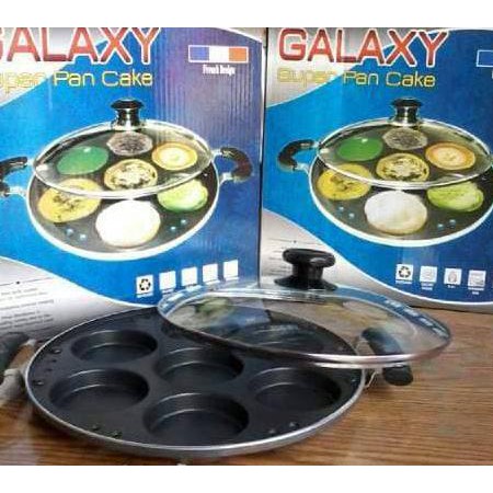 Galaxy Super Pan Cake (Cetakan Kue Lumpur) 7 Lubang - Terbaik 