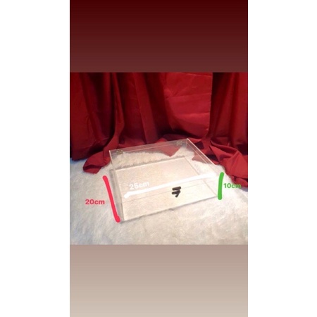Box akrilik 25*20*10 grafir