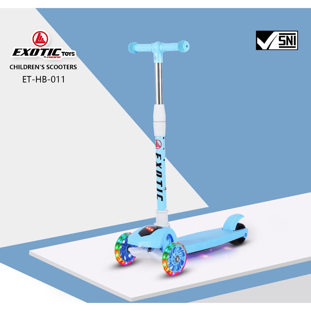 Scooter Skuter Anak Otoped Exotic ET HB011 Roda 3 Bisa di Lipat By Pacific-4