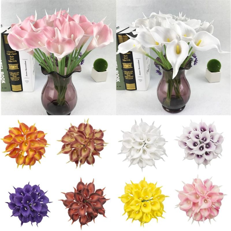 Bunga calla lily artificial flower bunga hias