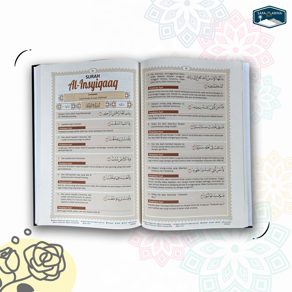 JUZ''AMMA : TAJWID WARNA ,TERJEMAH PENJELASAN TIAP AYAT ASBABUL NUZUL-3