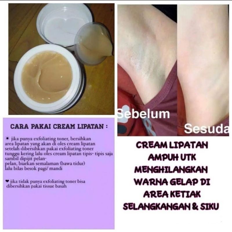 ‼️READY‼️CREAM LIPATAN - CREAM PEMUTIH KETIAK - CREAM KETIAK - CREAM SELANGKANGAN