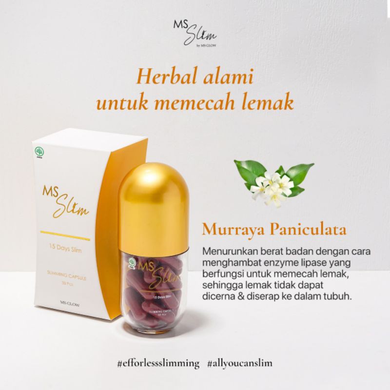 slimming capsule ms glow ori