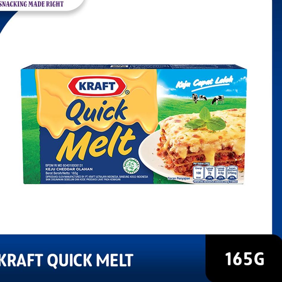 

Hot Sale - Kraft Keju Quick Melt Box 165gr Untuk Pasta dan Pizza .,