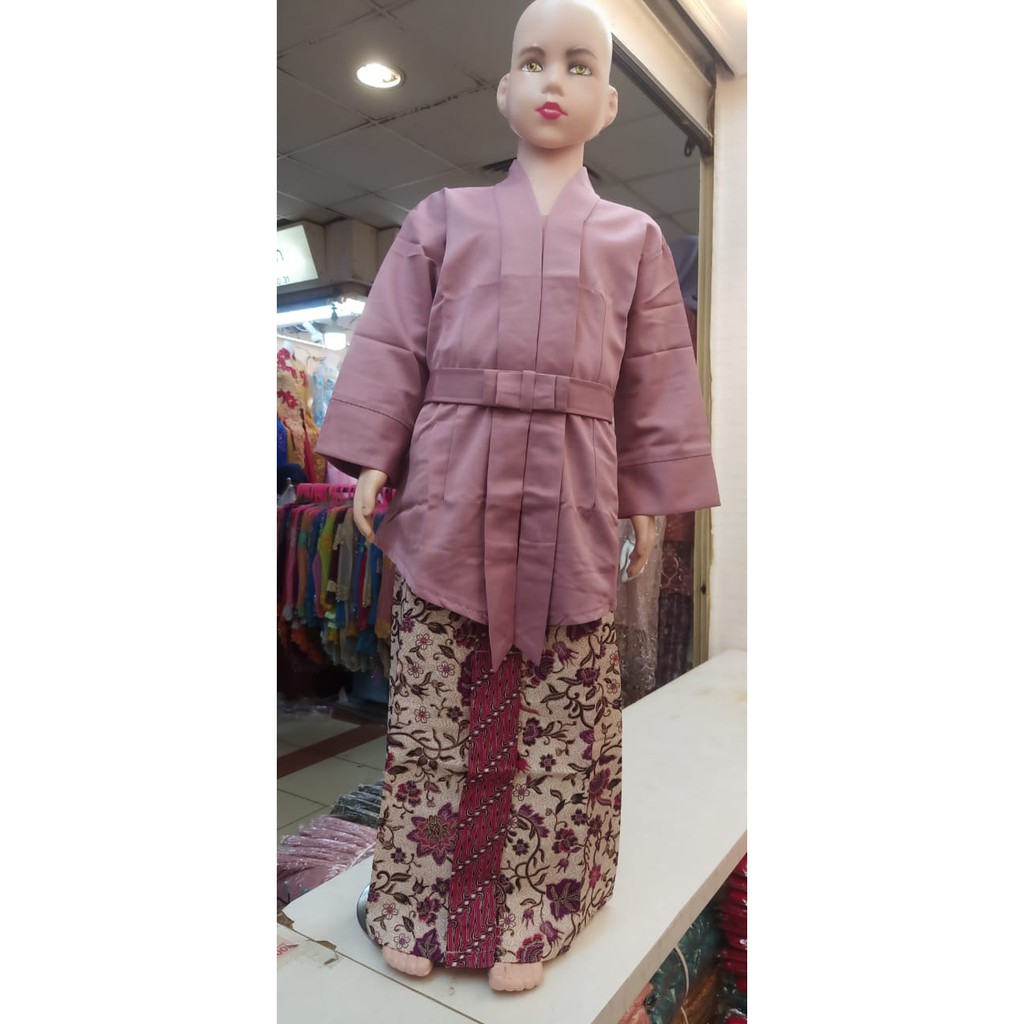 Stelan Kebaya Floy Anak Aneka Pilihan Warna