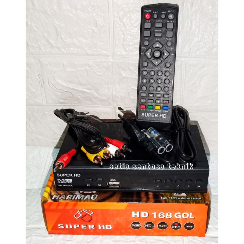 Set Top Box Super HD HARIMAU 168 GOL / KOMODO 168 GOL