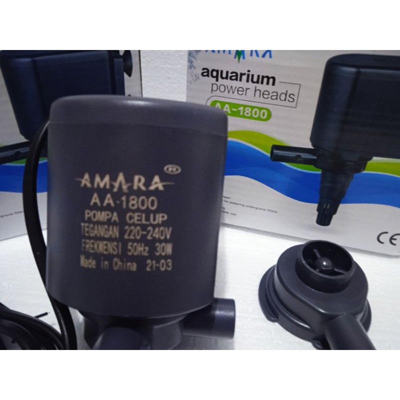 POMPA AIR AQUARIUM / POMPA PEMBERSIH / AMARA POWER HEAD AA-1800/AA-1800 Power head(MURMER)
