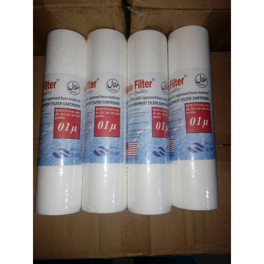 BISA COD Dijual Isi Filter RO No.1 0,1Mikron/Nano Filter 0,1 Mikron