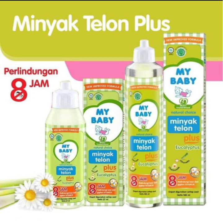 MY BABY Mybaby Nonikmonik Minyak Telon Plus Eucalyptus Lavender Longer 85ml 85 ml / 145ml 145 ml /60ml 60 ml