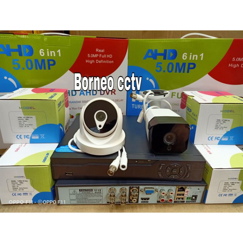 Promo paket cctv 4ch 2kamera 3mp 1080p full hd komplit tgl pasang