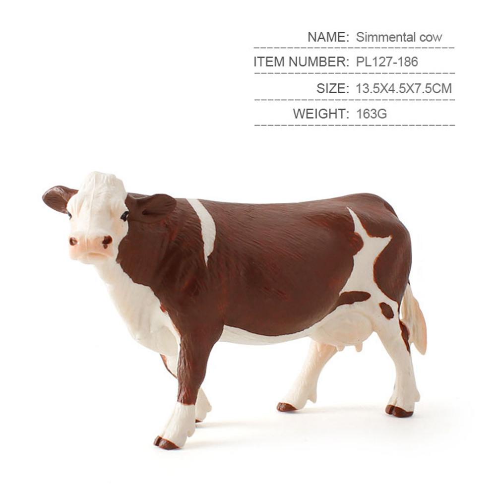 Populer 1 /6pcs Cow Action Figure Multistyles Fun Toys Model Anak Anak Bayi Model Plastik