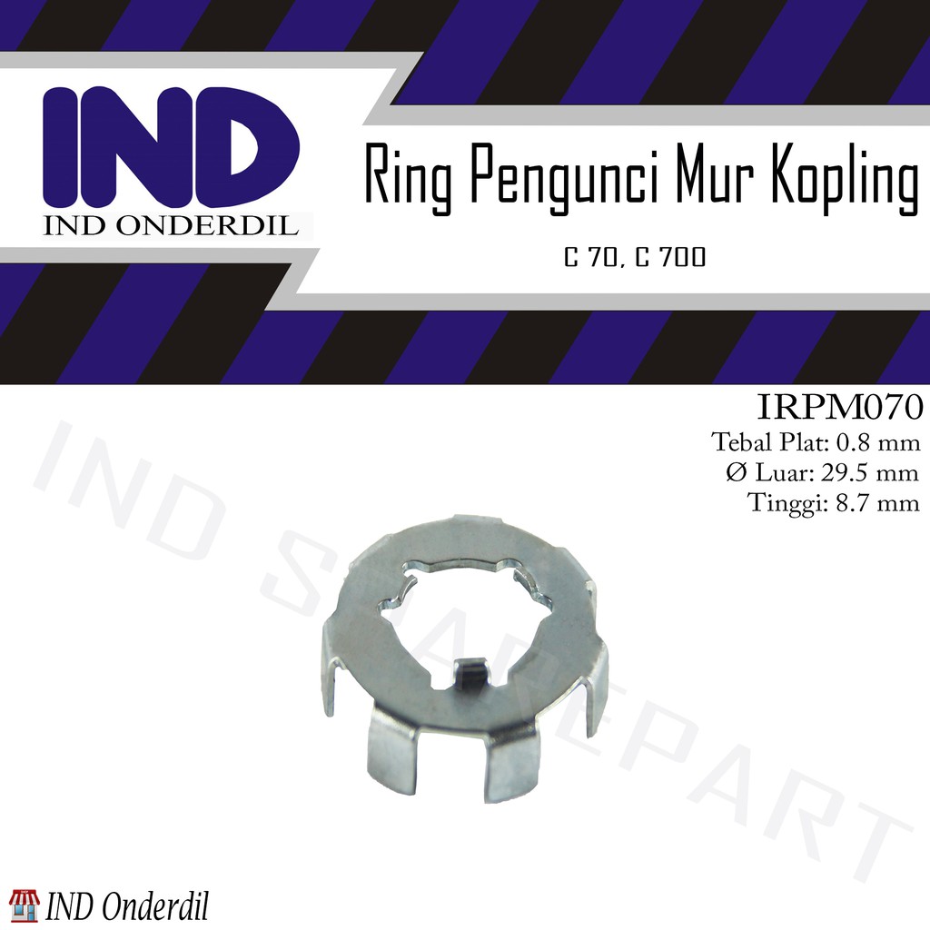 Ring Pengunci Mur Rumah Kopling Honda C70 &amp; C 700/C 700/C 70