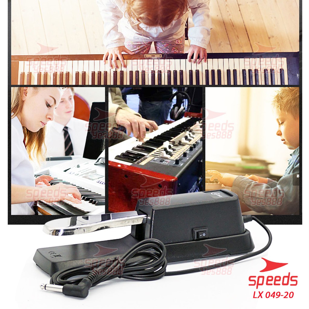 Image of SPEEDS Alat Musik Sustain Pedal Keyboard Untuk Piano Elektrik 049-20 #7
