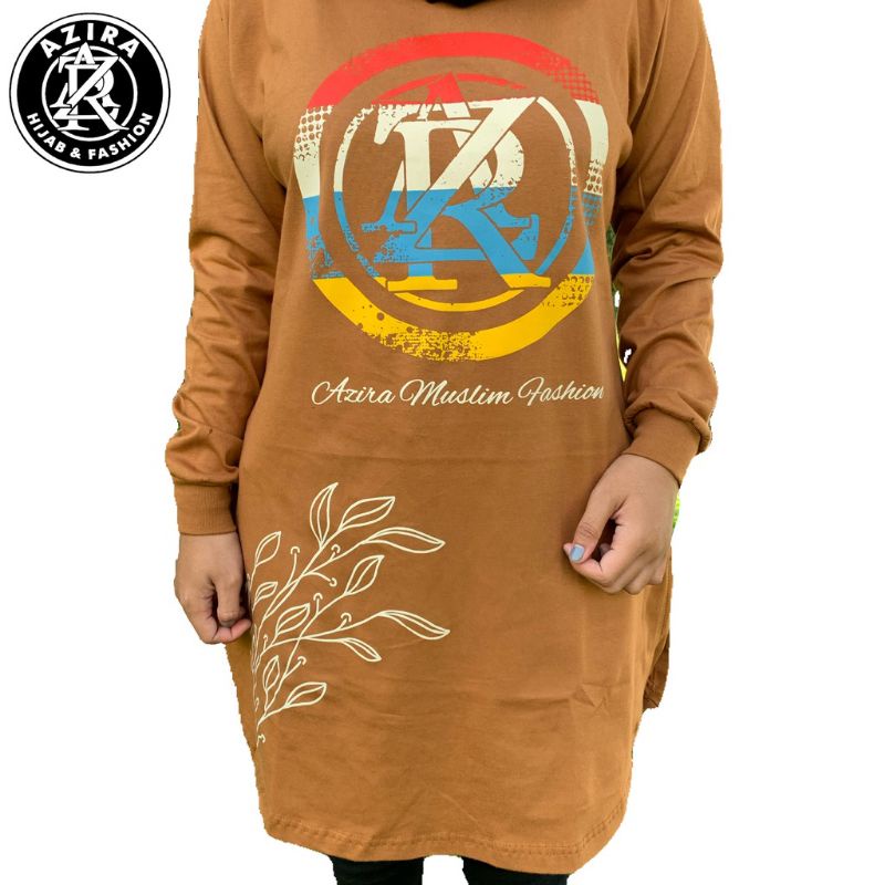 AZIRA BAJU KAOS HIJAB MUSLIM UKURAN JUMBO 100% ORIGINAL