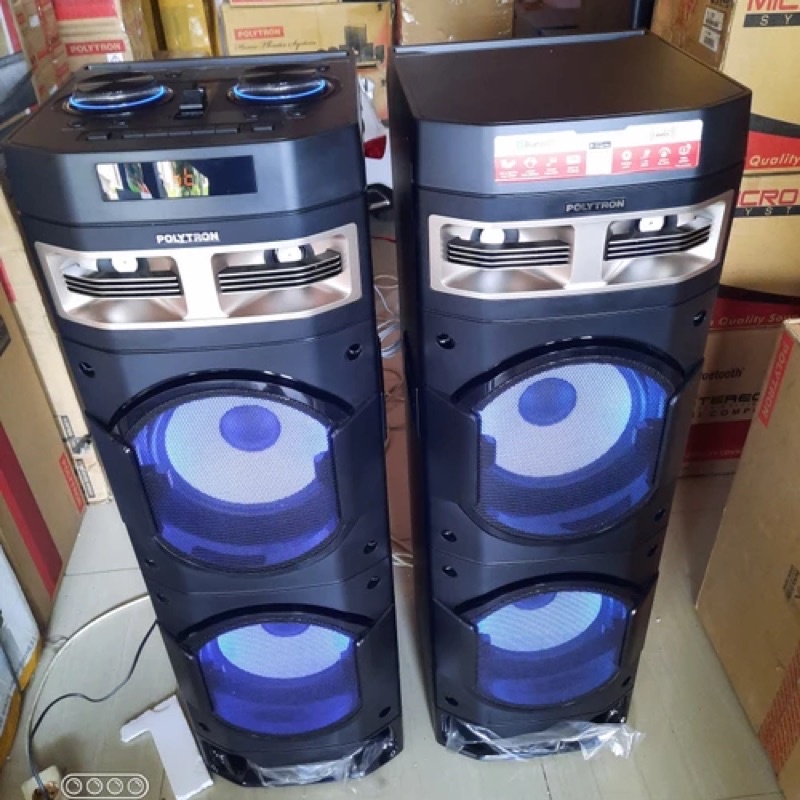 Polytron Speaker Aktif Pas 10DF28 Polytron speaker double woofer subwoofer 10 inch Speaker aktif