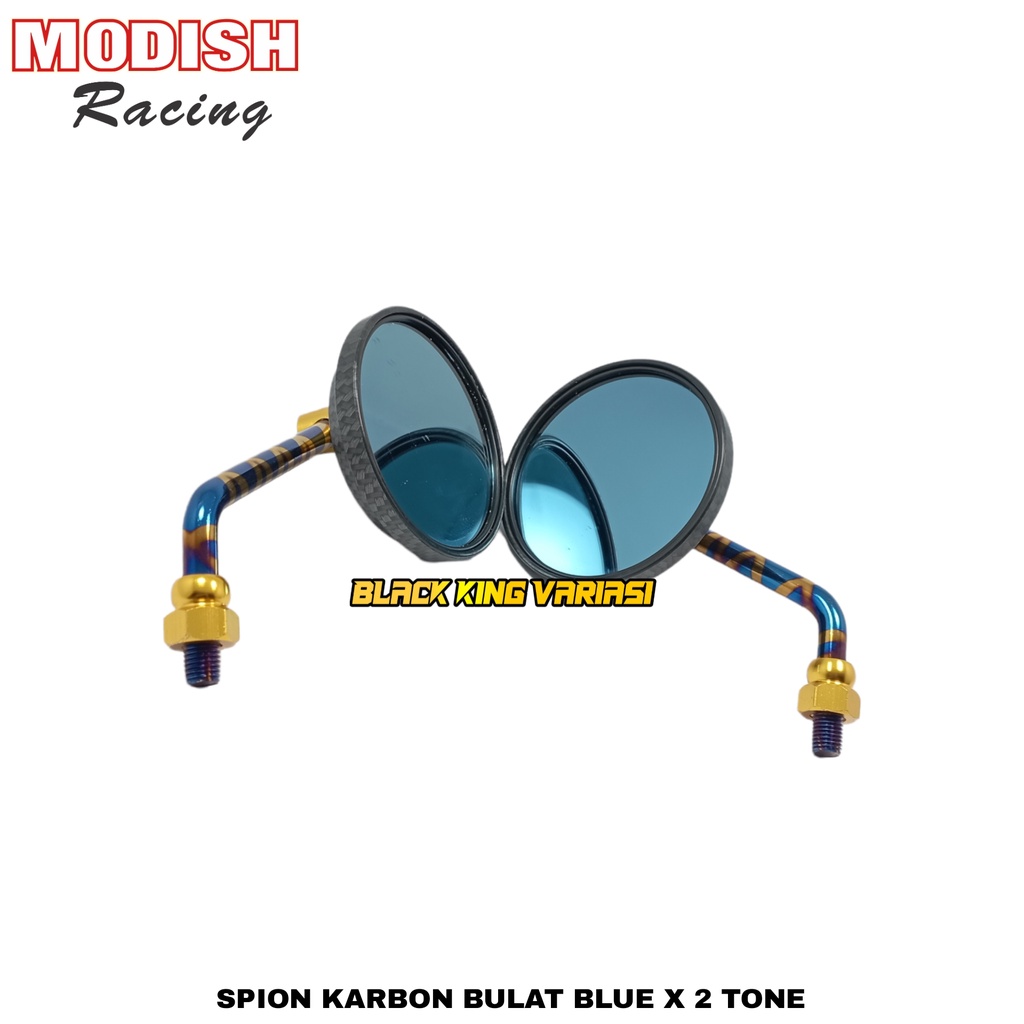 Spion Bulat Clasic Karbon Tangkai Two Tone Universal