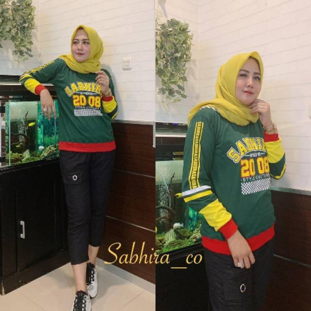 Atasan sabhira ORI / atasan lengan panjang / pakaian muslim / atasan wanita murah import baju muslim