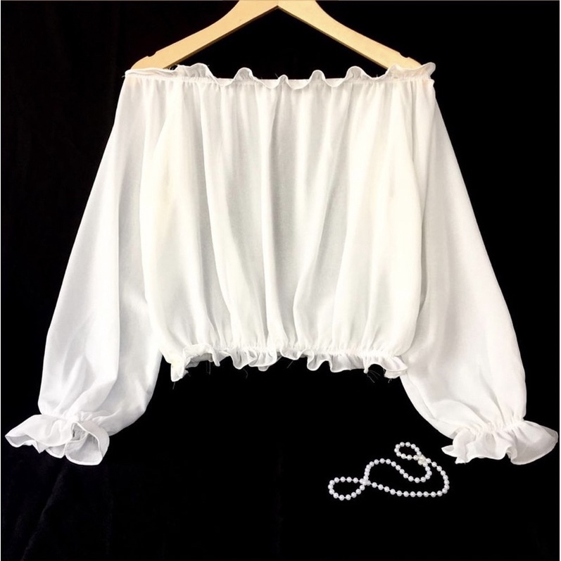 Atasan wanita | Atasan korea | Blouse putih