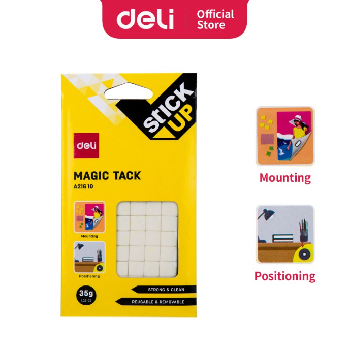 

Deli Magic Tack - Perekat serba guna, Tidak beracun multi fungsi EA21710 EA21610
