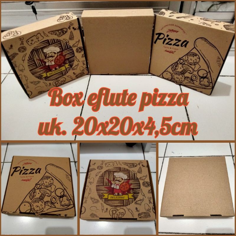 

Box pizza 20cm dos pizza kardus kotak eflute