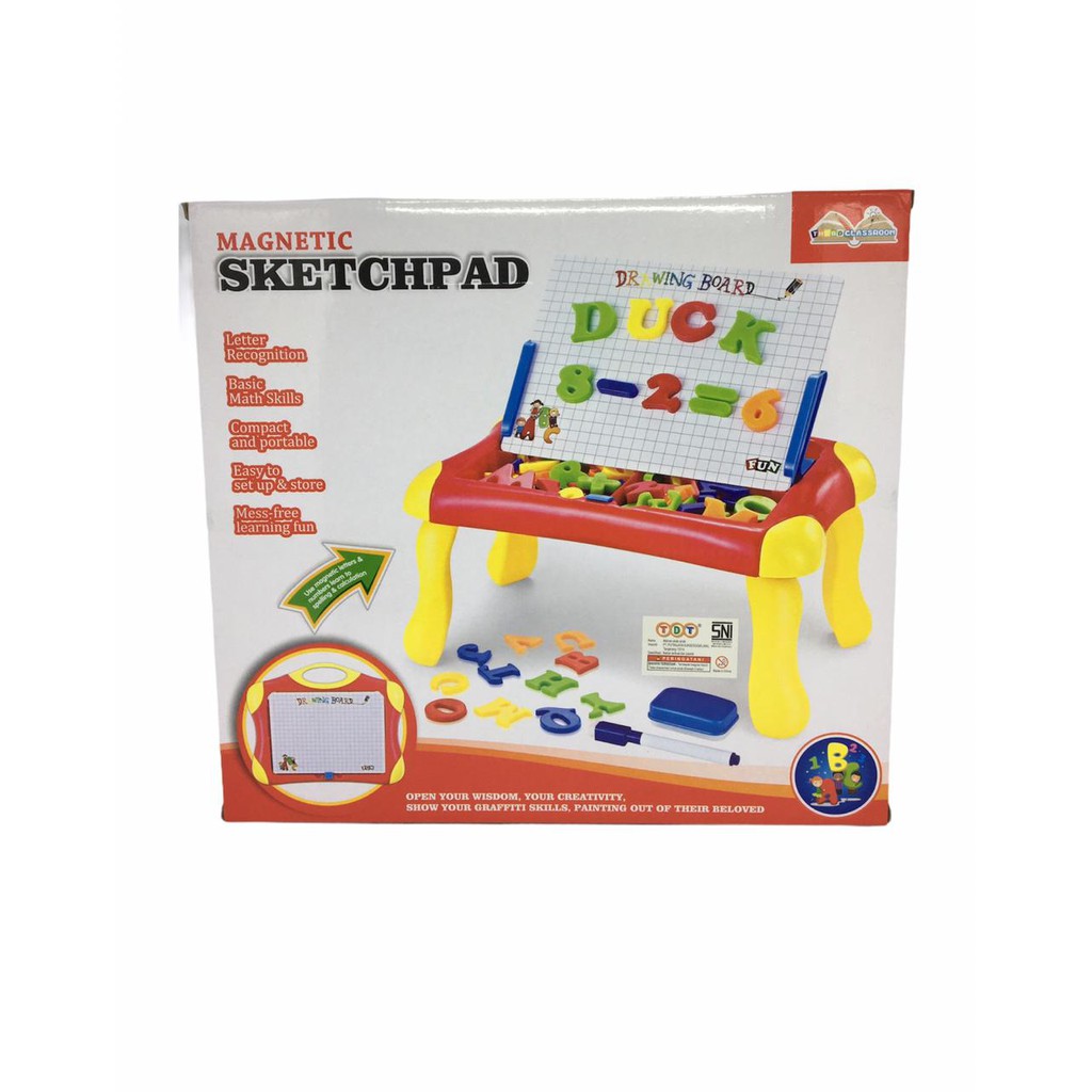 

MAGNETIC LEARNING KAKI MEJA - MAINAN PAPAN TULIS MAGNET WRITING BOARD