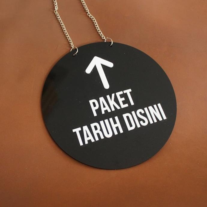 

Office & Stationery | Document Organizer | Paket Taruh Disini Sign Acrylic Timbul | Sign Board Akrilik | Best Seller