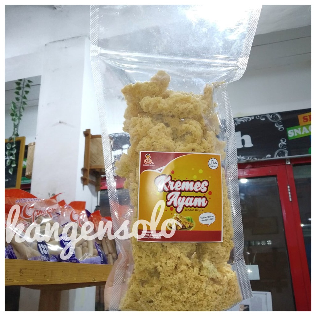 Craft Ceedar Kremes Ayam Sumber Rejeki Rendah Minyak 170 Gr Khas Solo