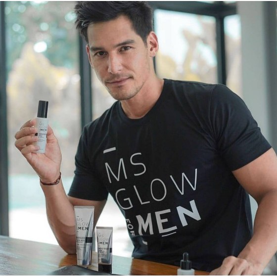 MS GLOW MEN Msglow For Men Paket Perawatan Wajah Pria Lengkap Skincare Cowok Facial Wash Serum Cream