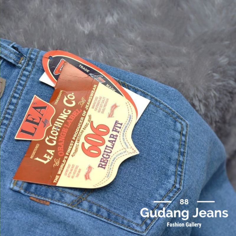 CELANA JEANS PRIA LEA STANDAR REGULER PREMIUM 28 sampai 38 bisa COD-2