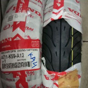 Ban tubles Federal Honda matic 80/90 ring 14 (ban depan)