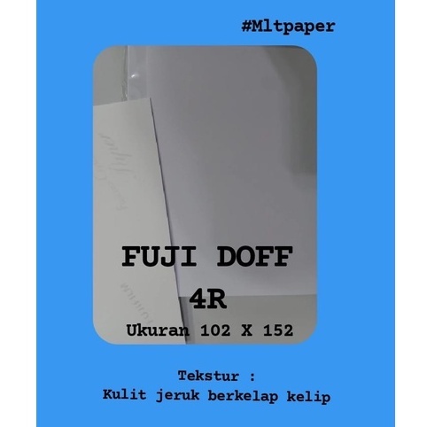 Kertas foto fuji film silky dof ukuran 4R