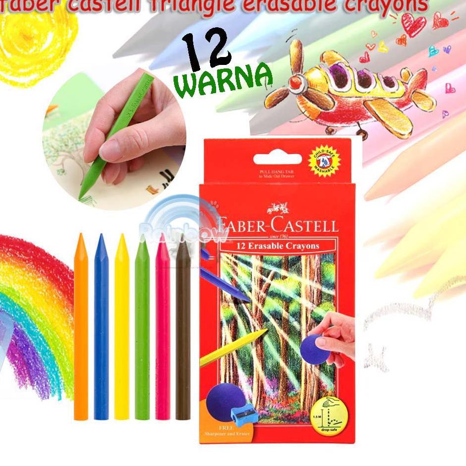 

Nikmati Erasable Crayon 12 Warna / 24 WARNA Faber Castell ( Crayon Bisa Dihapus ) ,.,.,.,,