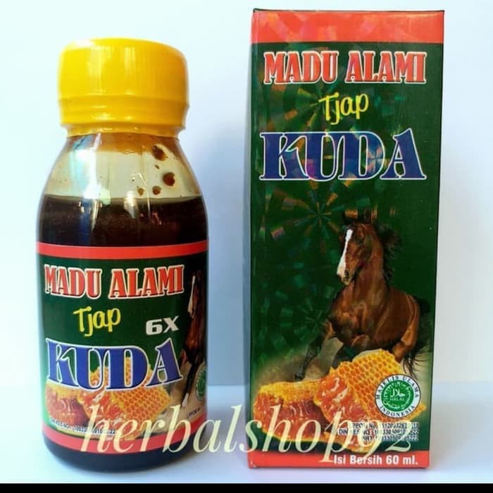 

Madu Alami Cap Kuda Asli Penambah Stamina