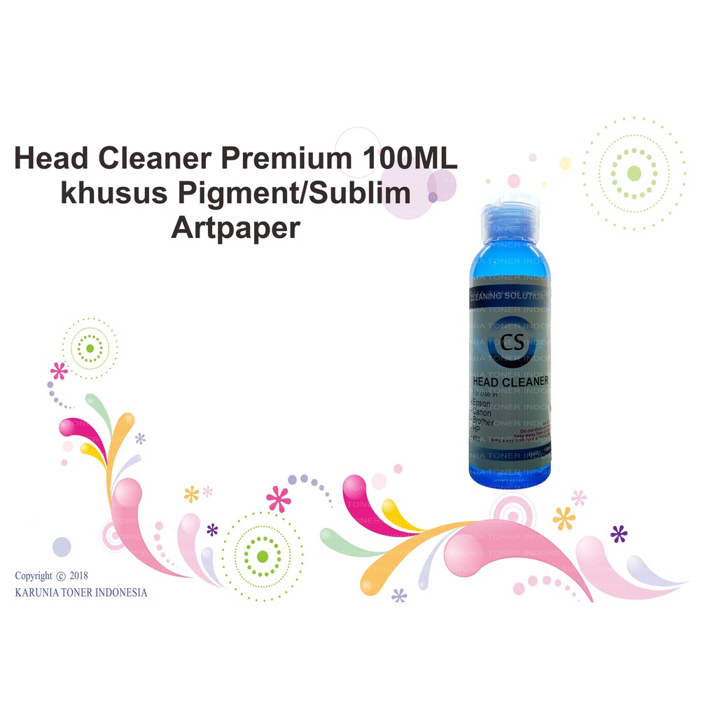 Head Cleaner Premium 100ML khusus Pigment/Sublim/Artpaper