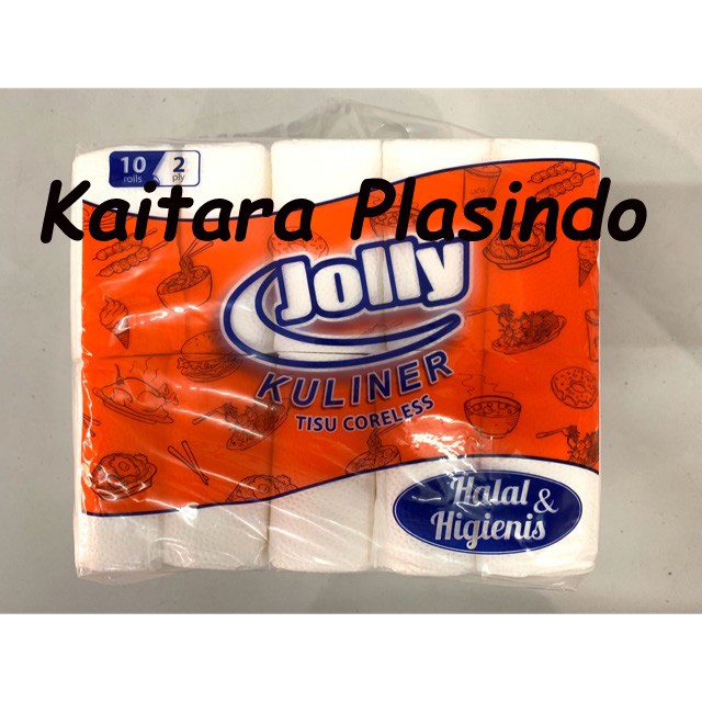 Tisu roll Jolly 10 roll  / Tissue dapur jolly / tissue makan Jolly