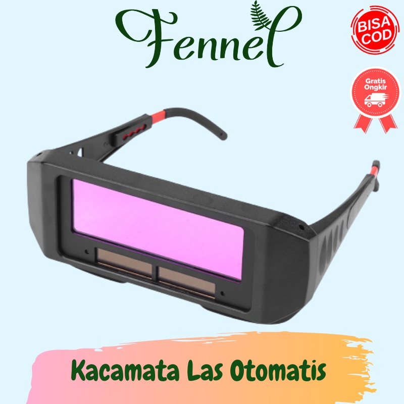 Kacamata Las Listrik Otomatis Auto Darkening Soldering Googles 5100B