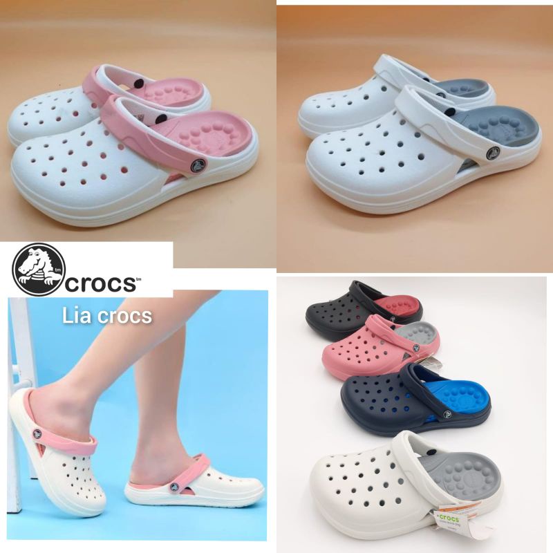 Crocs Reviva Clog / Sandal Crocs Reviva / Sandal pria / Sandal wanita / sandal kesehatan