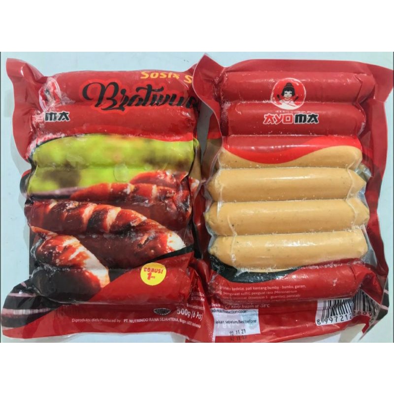 

Sosis Sapi Bratwurst Original 500g AYOMA