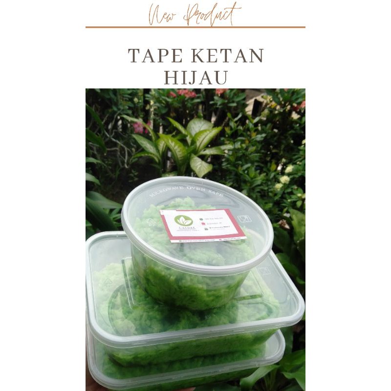 

TAPE KETAN HIJAU PREMIUM ENAK MANIS