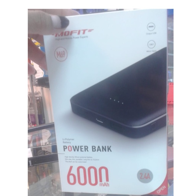 Powerbank Mofit 6.000mah