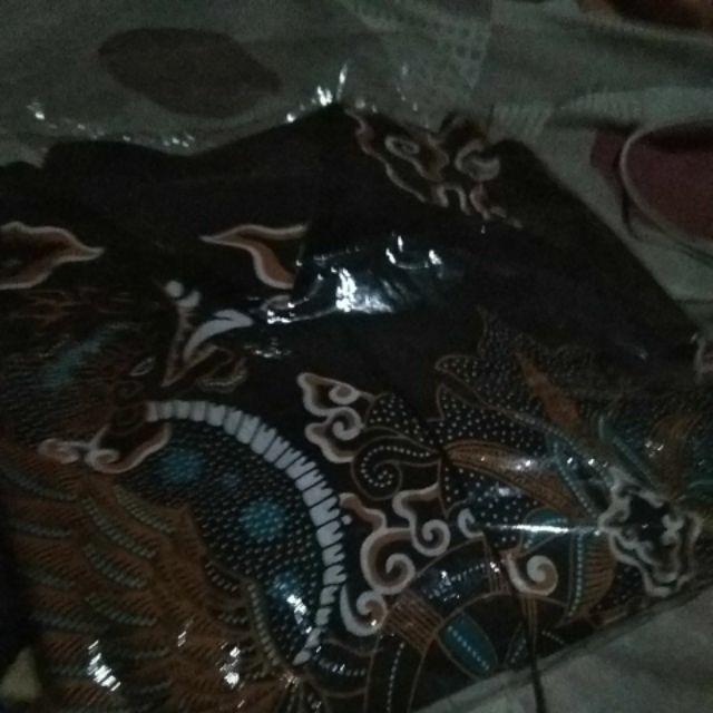 Kemeja Batik Pria Motif Naga M L Xl Xxl Batik Pria Kasual ||  Batik Sadewi
