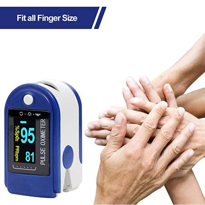 Fingertip Pulse Oximeter TFT Display Blood Oxygen Oxymeter Measurement