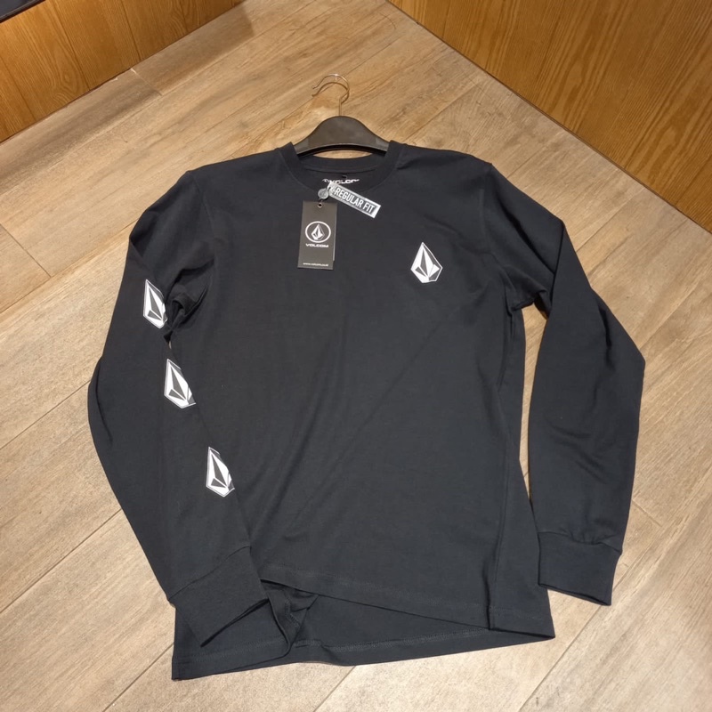 Kaos volcom lengan panjang iconic stone