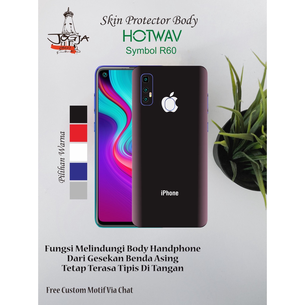 Garskin HP Hotwav Symbol R60 Motif Iphone - Free Custom Motif Via Chat