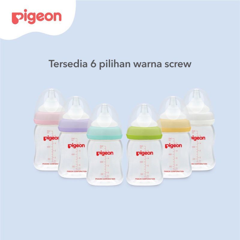 Perlengkapan Bayi / Pigeon / Botol Wide Neck SoftTouch/Peristalticplus 160ml dan 240ml