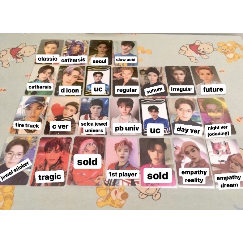 WTS PHOTOCARD PC TAEYONG PC JAEHYUN