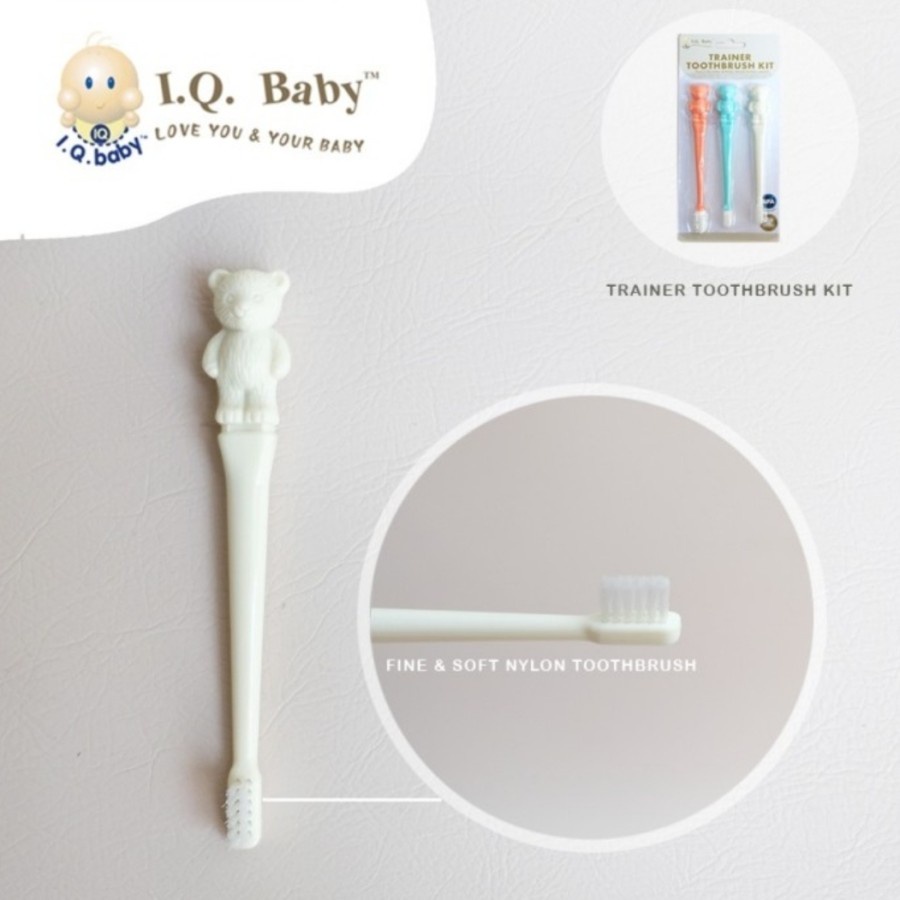 IQ Baby Trainer Toothbrush Sikat Gigi Bayi Isi 3