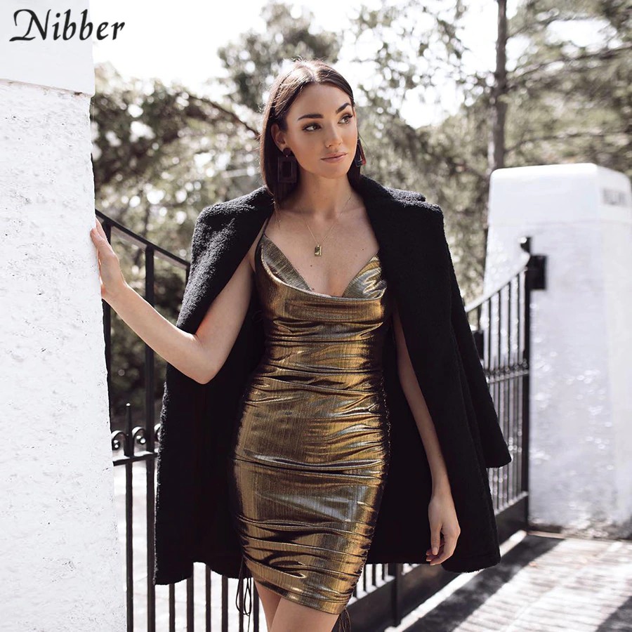 INDORETAIL | Nibber Musim Panas Seksi Perban Bodycon Mini Dress Wanita 2019hot Seksi Halter Klub