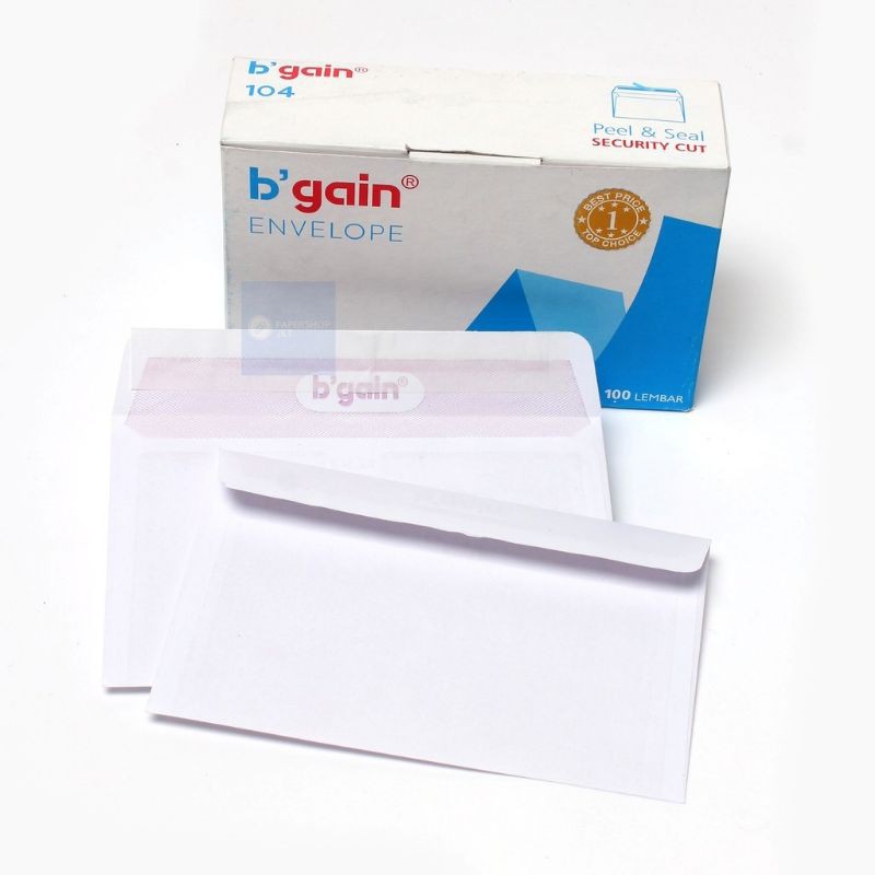 

Amplop polos murah b'gain (isi 100 shetts)/Amplop putih/amplop uang